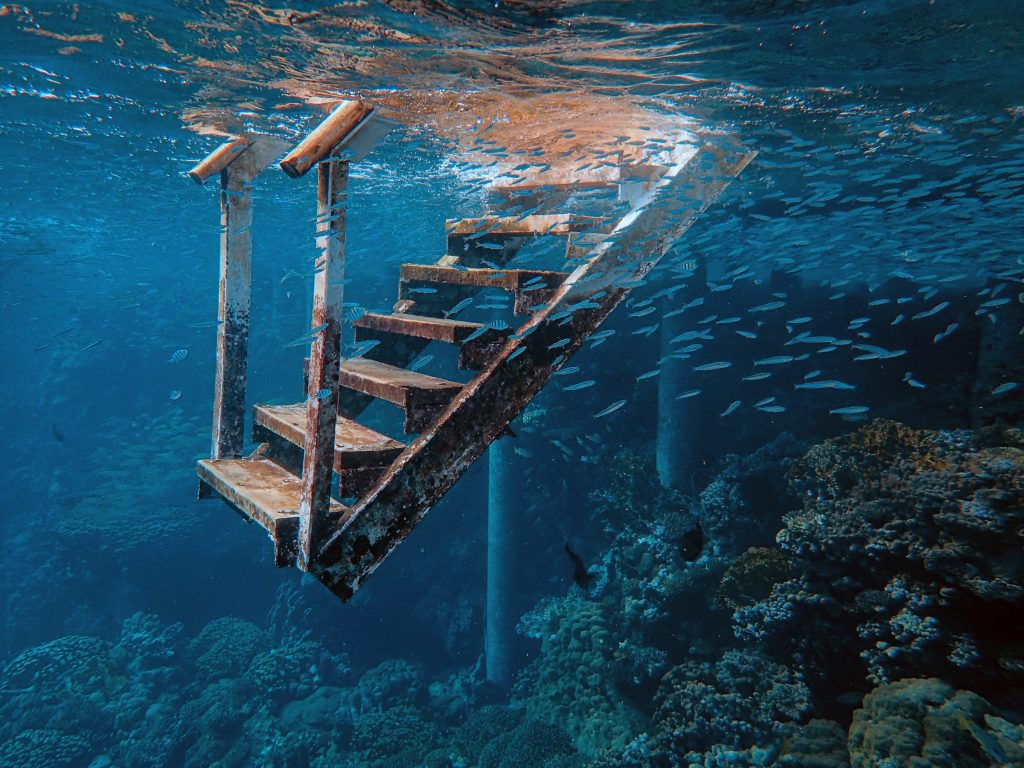 Sunken Stairway to the depths.